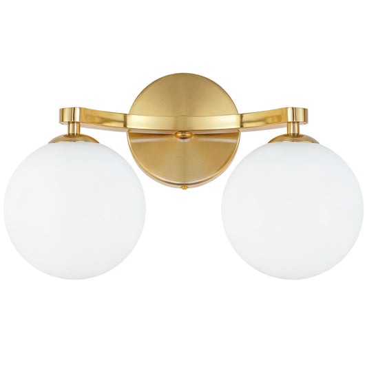 MantoLite Wall Light Interior, Modern LED Wall Light with Globe Shade for Bathroom, Bedroom, Hallway, Living Room