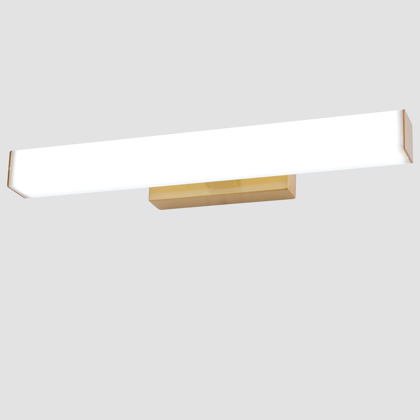 MantoLite Wall Lamp 8W 40CM LED Matte Brass Picture Light LED Bathroom Mirror Lamp, 3000K+6000K Reading Lamp Light For Bed Living Room Picture Light Bedroom Lighting