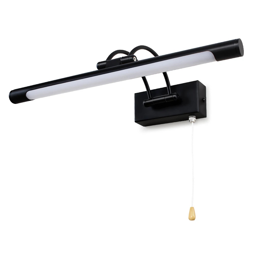 Modern Design Black Cylinder Painting Lamp Over Picture
