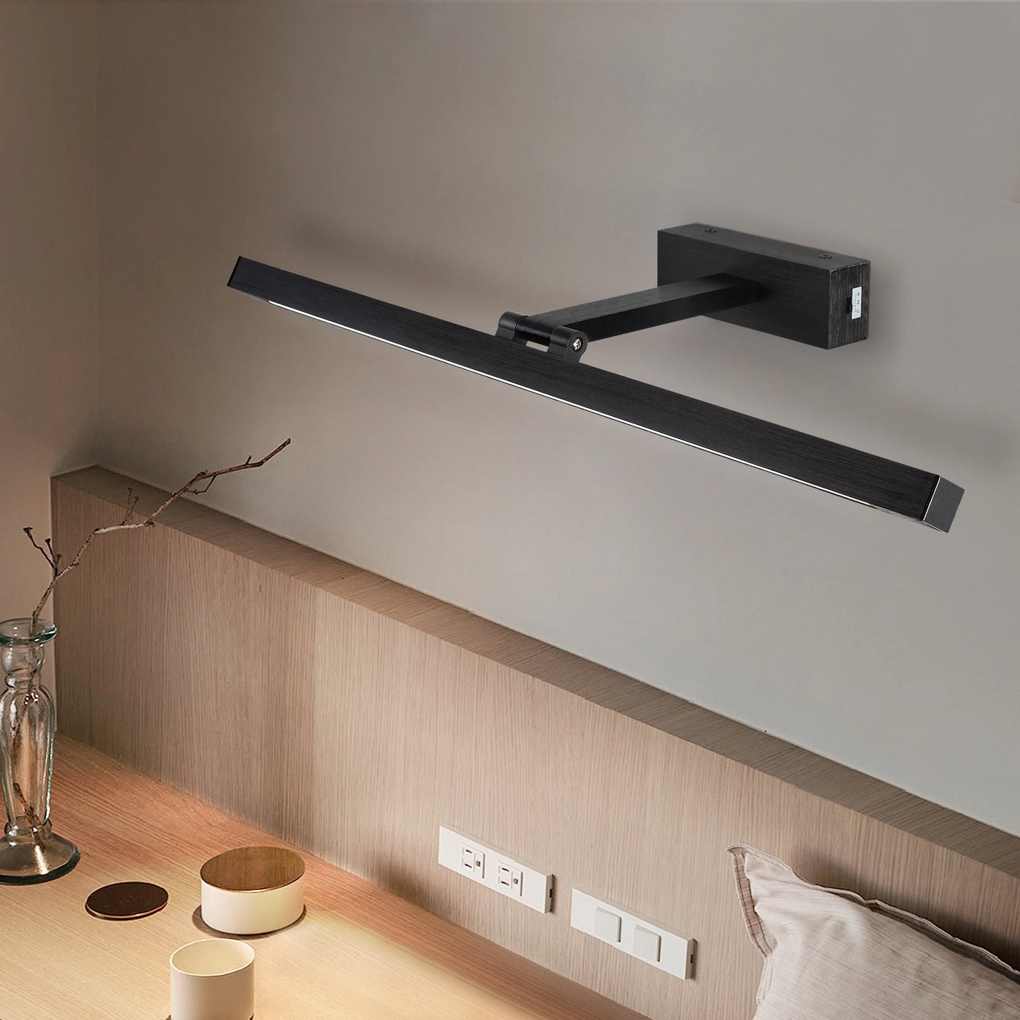 Modern Black Wall Sconce Lights with Acrylic
