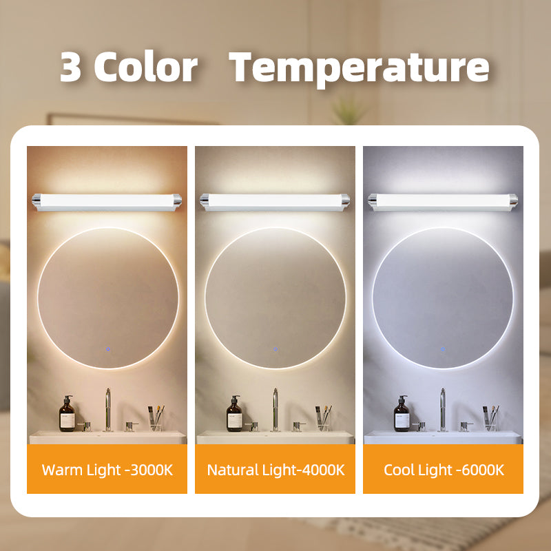 Simple Creative Modern Chrome Wall Lamp for Hotel and Living Room Corridor Decoration with LED Warm White Light High CRI 80