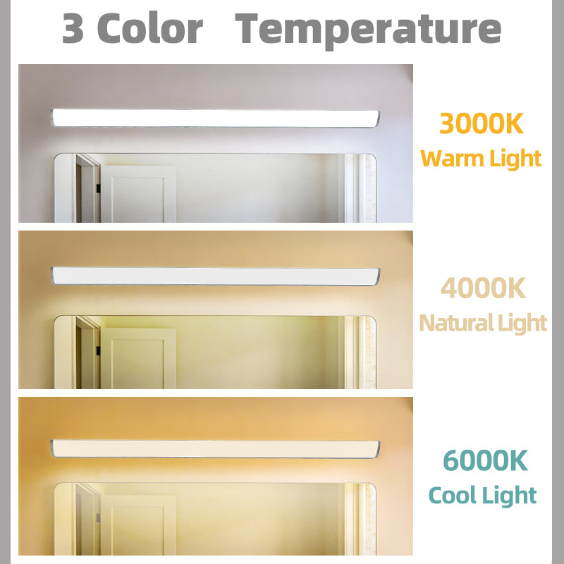 Indoor LED Aluminum Wall Light Fixture IP44 Bathroom Vanity Lamp with 6W/8W Modern Design for Hotel & Home Use