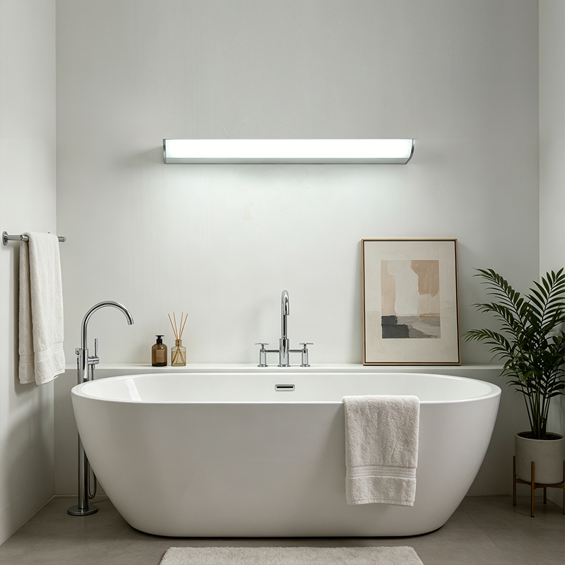 Indoor LED Aluminum Wall Light Fixture IP44 Bathroom Vanity Lamp with 6W/8W Modern Design for Hotel & Home Use