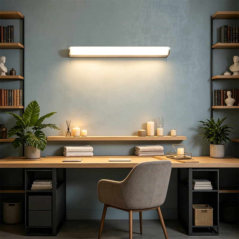 Indoor LED Aluminum Wall Light Fixture IP44 Bathroom Vanity Lamp with 6W/8W Modern Design for Hotel & Home Use