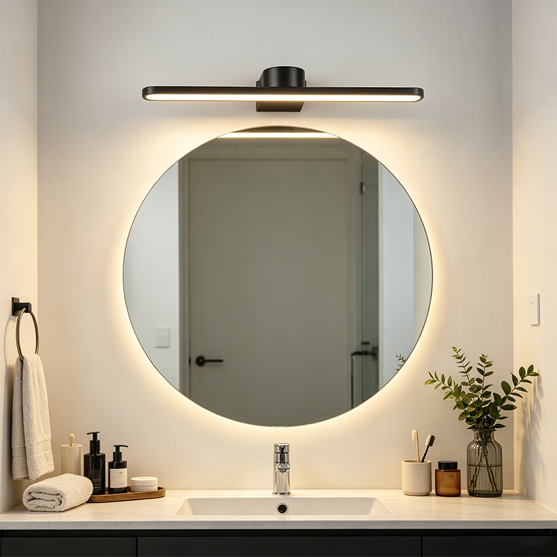 LED Modern Stainless Steel E26 Linear Wall Light for Bedroom and Living Room Sofa Background Lighting