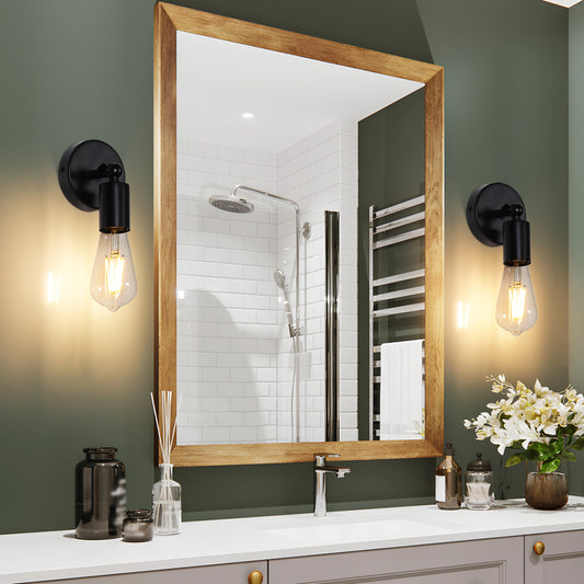 Black Wall Lights Simplicity Vintage Industrial  Light E27