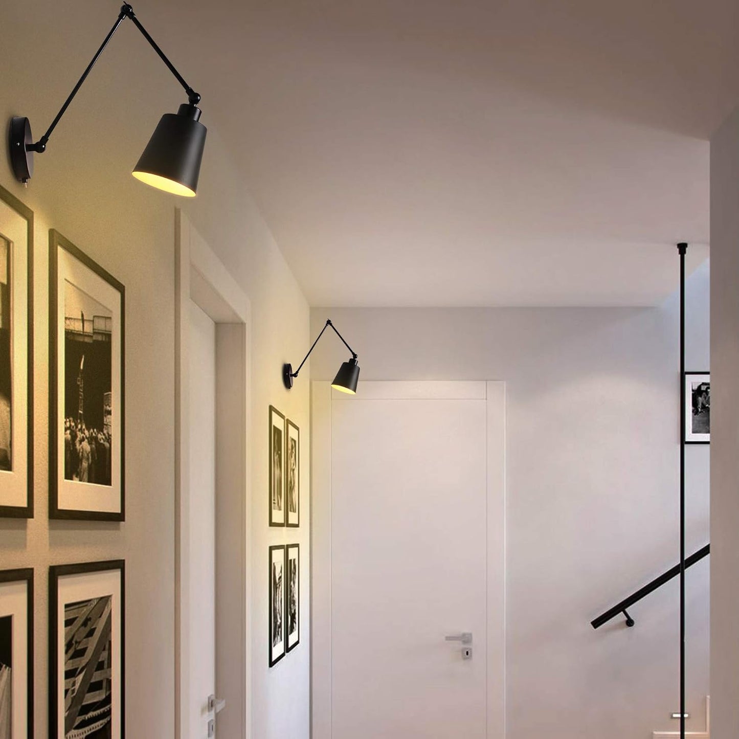 60 cm Bedside Lamp with Cone Lampshade