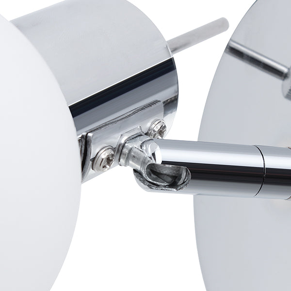 Wall Lamp Chrome Wall Sconce  Bathroom Vanity Lighting 2pc (1 pair)